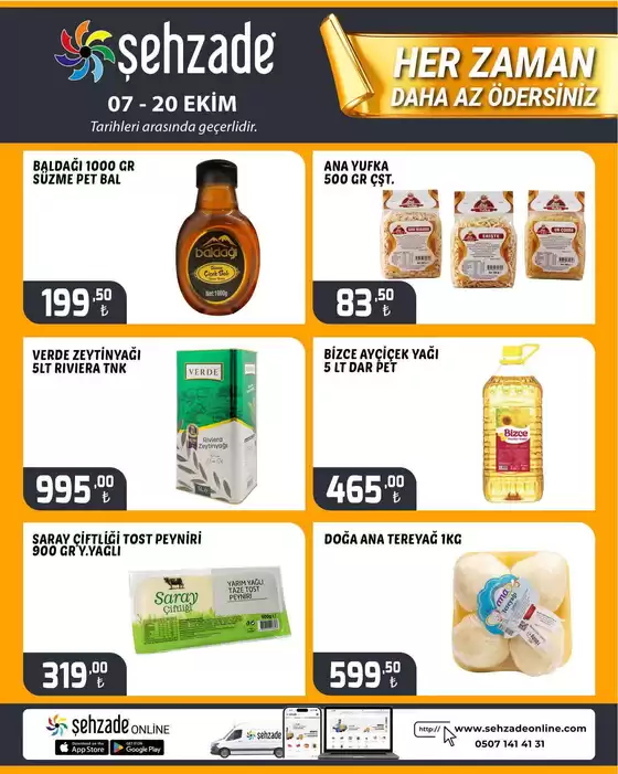 Şehzade kataloğu | Seçili ürünlerde harika indirimler | 2026-10-07T00:00:00.000Z - 2026-10-20T00:00:00.000Z