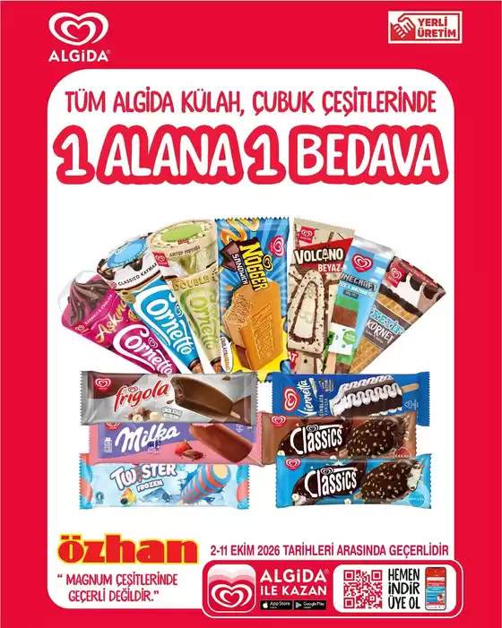 Özhan Market kataloğu | Geniş teklif yelpazesi | 2026-10-02T00:00:00.000Z - 2026-10-11T00:00:00.000Z