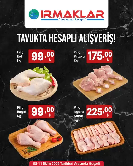Irmaklar Market kataloğu | Oferta | 2026-10-09T00:00:00.000Z - 2026-10-11T00:00:00.000Z