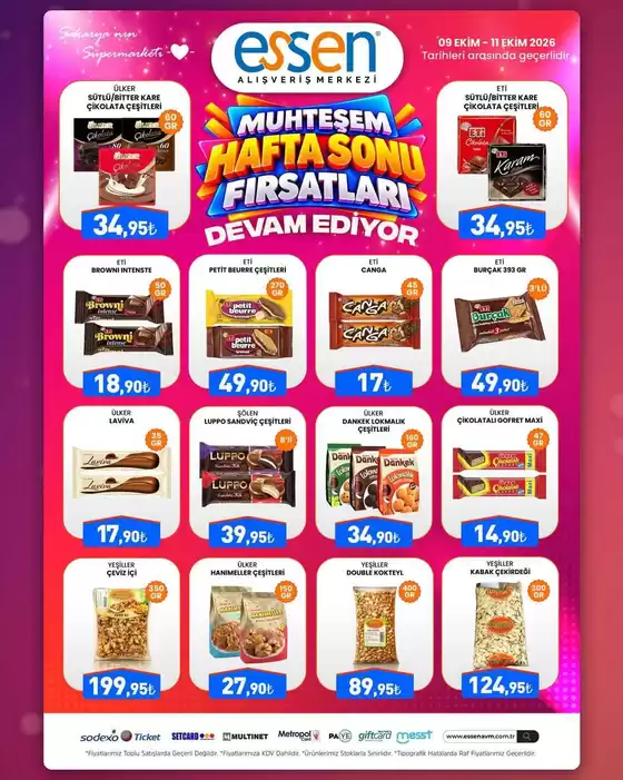 Essen AVM kataloğu | Sizin için en iyi fırsatlarımız | 2026-10-09T00:00:00.000Z - 2026-10-11T00:00:00.000Z