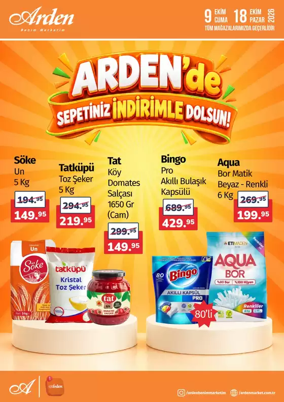 Arden Market kataloğu | Keşfedilecek yeni teklifler | 2026-10-09T00:00:00.000Z - 2026-10-18T00:00:00.000Z