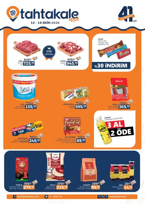 Tahtakale Spot kataloğu | 2026 ekim | 2026-10-12T00:00:00.000Z - 2026-10-18T00:00:00.000Z