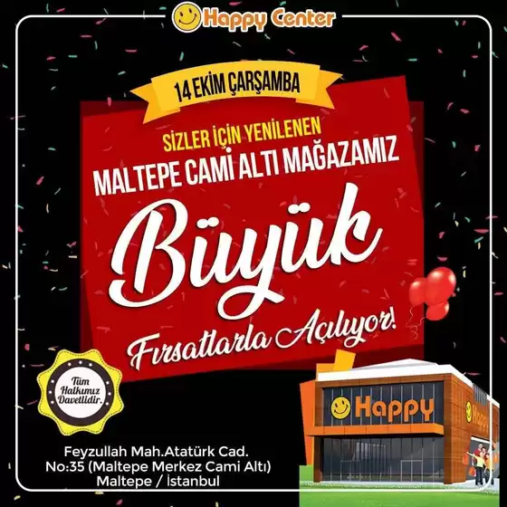 Happy Center kataloğu, Yalangoz | Müşterilerimiz için özel fırsatlar | 2026-10-14T00:00:00.000Z - 2026-10-14T00:00:00.000Z