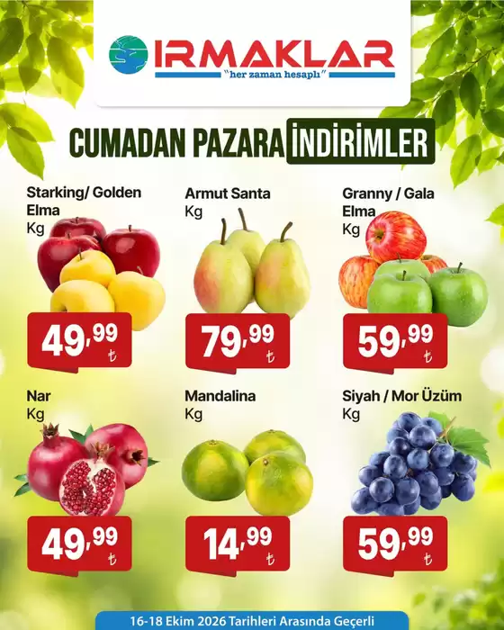 Irmaklar Market kataloğu | Oferta | 2026-10-16T00:00:00.000Z - 2026-10-18T00:00:00.000Z
