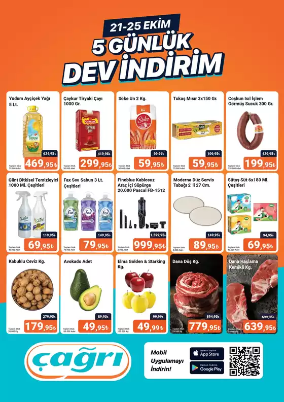 Çağrı Market kataloğu | En iyi fırsatlarımız | 2026-10-21T00:00:00.000Z - 2026-10-25T00:00:00.000Z