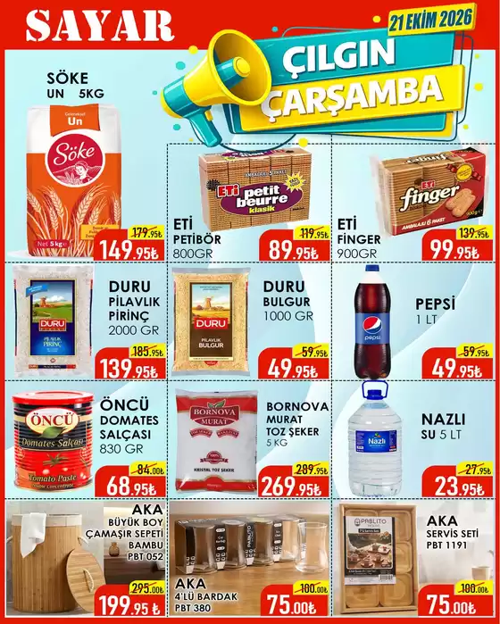 Sayar Avm kataloğu | Tasarrufçular için en iyi teklifler | 2026-10-21T00:00:00.000Z - 2026-10-21T00:00:00.000Z
