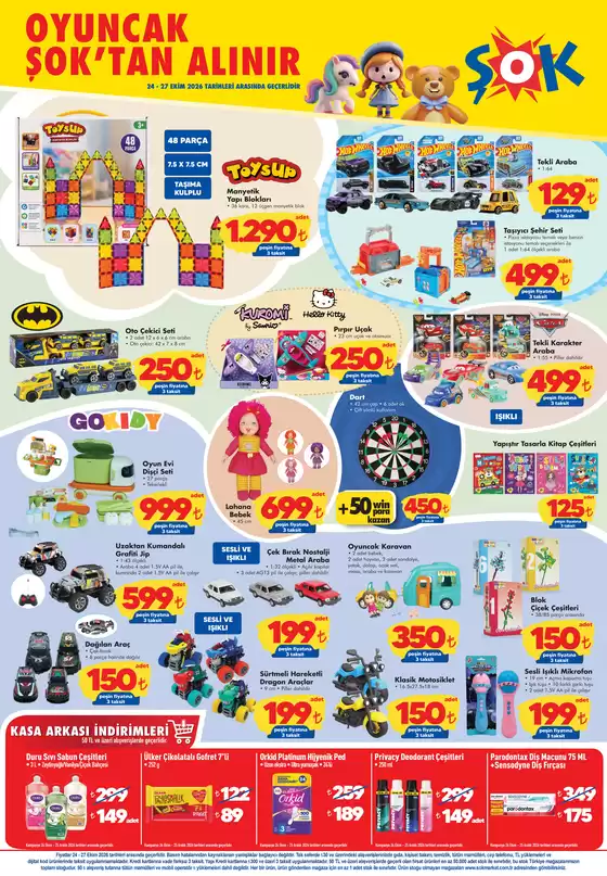 Şok Market kataloğu | Özel fırsatlar ve indirimler | 2026-10-24T00:00:00.000Z - 2026-10-27T00:00:00.000Z