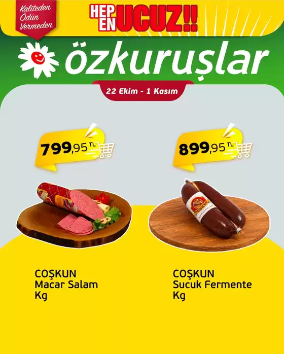 Özkuruşlar kataloğu | Geniş teklif yelpazesi | 2026-10-22T00:00:00.000Z - 2026-11-01T00:00:00.000Z