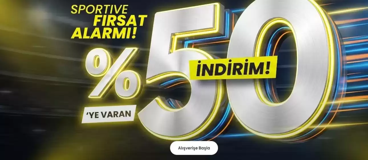 Sportive kataloğu, Çiğli | 50% Indirim | 2026-10-22T00:00:00.000Z - 2026-11-22T00:00:00.000Z