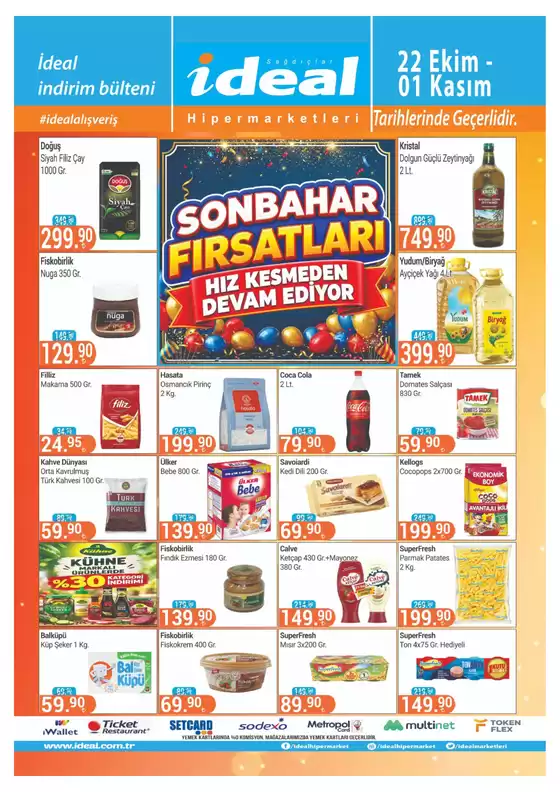 İdeal Hipermarket kataloğu | Bulten | 2026-10-22T00:00:00.000Z - 2026-11-01T00:00:00.000Z