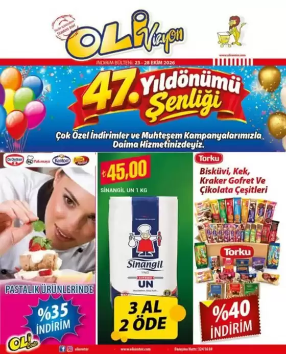 Olicenter Marketçilik kataloğu | Ofertas  | 2026-10-23T00:00:00.000Z - 2026-10-28T00:00:00.000Z