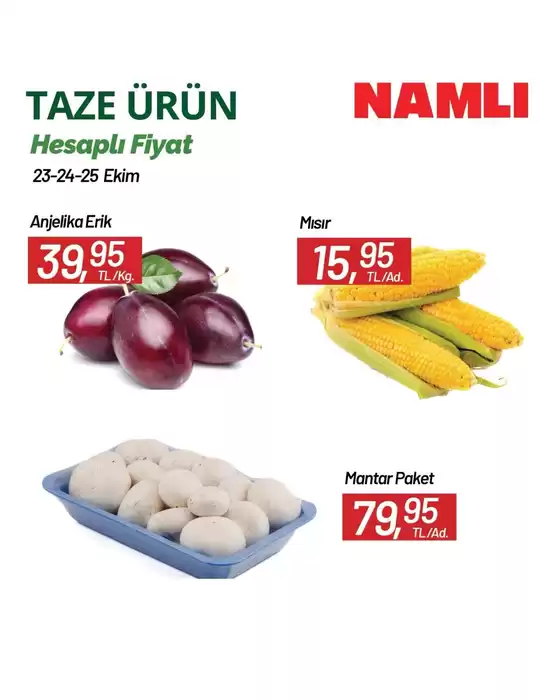 Namlı Hipermarketleri kataloğu | İndirimler ve kampanyalar | 2026-10-23T00:00:00.000Z - 2026-10-25T00:00:00.000Z
