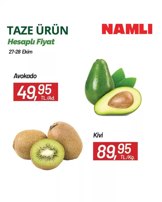 Namlı Hipermarketleri kataloğu | Özel fırsatlar | 2026-10-27T00:00:00.000Z - 2026-10-28T00:00:00.000Z