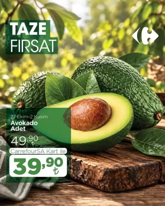 CarrefourSA kataloğu | Taze Firsat | 2026-10-27T00:00:00.000Z - 2026-11-02T00:00:00.000Z
