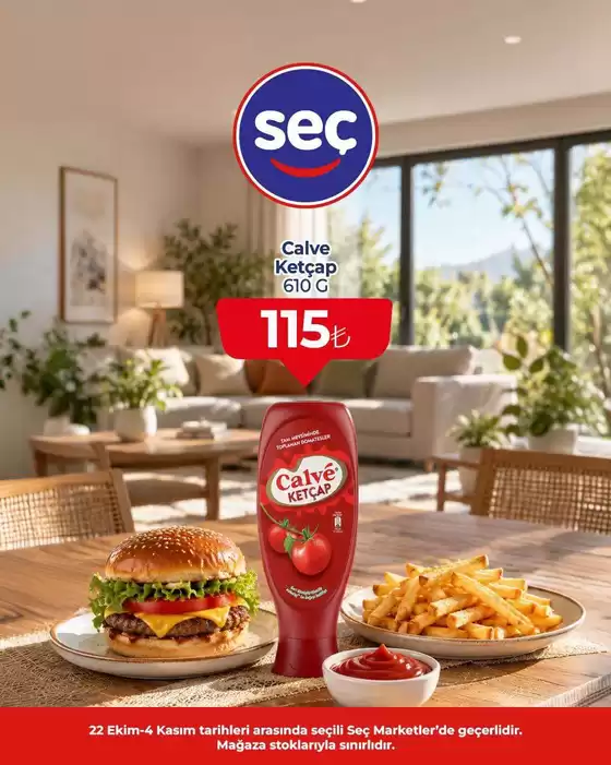 Seç Market kataloğu, Nusretiye | Herkes için cazip özel teklifler | 2026-10-22T00:00:00.000Z - 2026-11-04T00:00:00.000Z