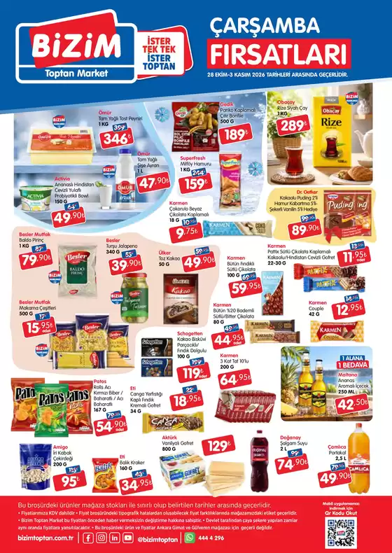Bizim Toptan kataloğu, Nusretiye | Bizim Toptan katalog | 2026-10-28T00:00:00.000Z - 2026-11-03T00:00:00.000Z