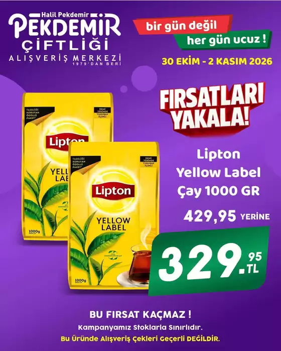 Pekdemir kataloğu | En iyi fırsatlarımız | 2026-10-30T00:00:00.000Z - 2026-11-02T00:00:00.000Z