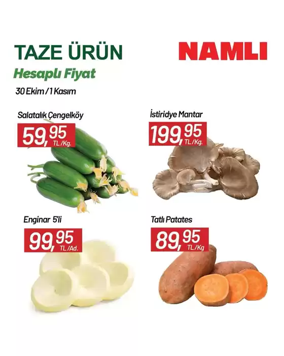 Namlı Hipermarketleri kataloğu | Cazip teklifleri keşfedin | 2026-10-30T00:00:00.000Z - 2026-11-01T00:00:00.000Z