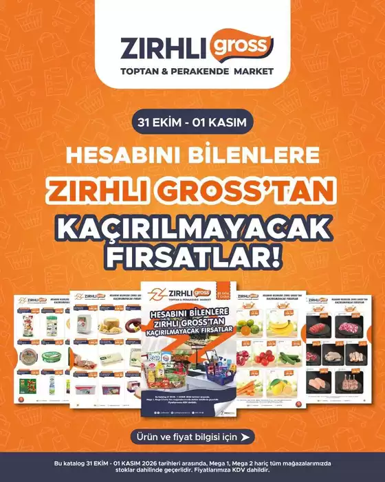 Zırhlı Toptan market kataloğu | Özel fırsatlar ve indirimler | 2026-10-31T00:00:00.000Z - 2026-11-01T00:00:00.000Z