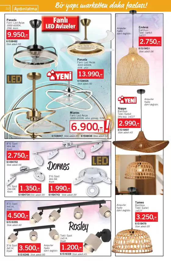 Özel fırsatlar