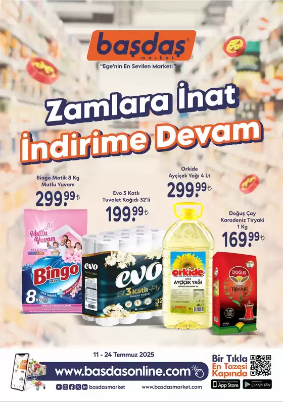 11-24 Temmuz Zamlara İnat, İndirime Devam...