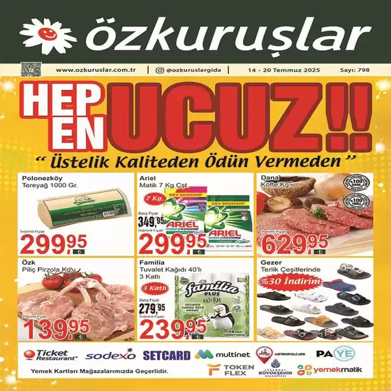 Özkuruşlar kataloğu | İNDİRİM BAŞLADI | 2025-07-14T00:00:00.000Z - 2025-07-20T00:00:00.000Z