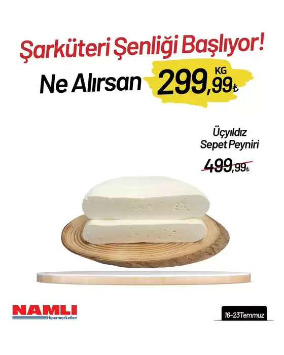Namlı Hipermarketleri kataloğu, Sakarya | Cazip teklifleri keşfedin | 2025-07-16T00:00:00.000Z - 2025-07-23T00:00:00.000Z