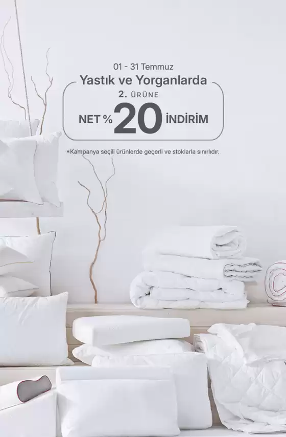 Yataş Bedding kataloğu, Ödemiş | Fırsat avcıları için teklifler | 2025-07-01T00:00:00.000Z - 2025-07-31T00:00:00.000Z