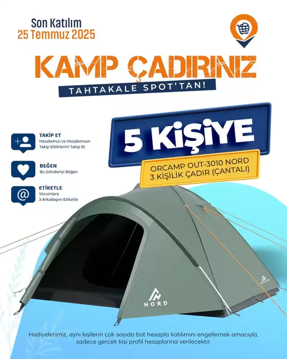 Tahtakale Spot kataloğu, Sivas | Cazip teklifleri keşfedin | 2025-07-20T00:00:00.000Z - 2025-07-25T00:00:00.000Z