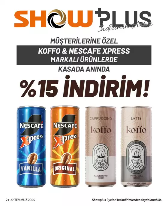Show Market kataloğu, Pirinççi | Tüm müşteriler için en iyi fırsatlar | 2025-07-21T00:00:00.000Z - 2025-07-27T00:00:00.000Z