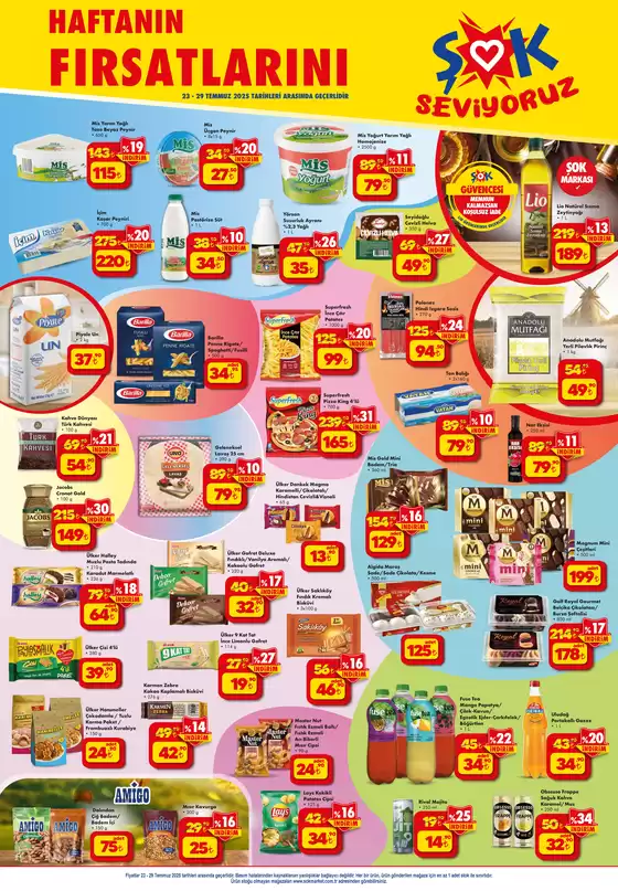 Şok Market Haftanin Firsatlari