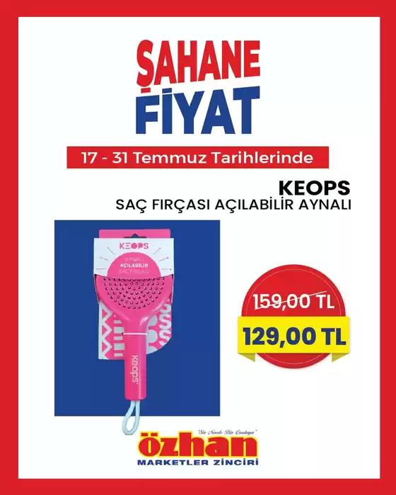 Özhan Market kataloğu, Adana | Seçili ürünlerde harika indirimler | 2025-07-17T00:00:00.000Z - 2025-07-31T00:00:00.000Z