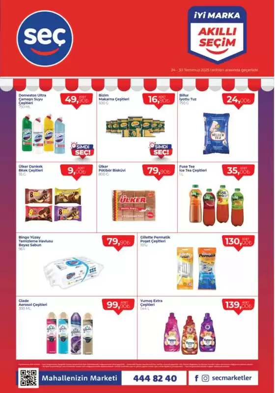 Seç Market kataloğu, Pirinççi | Seç Market katalog | 2025-07-24T00:00:00.000Z - 2025-07-30T00:00:00.000Z