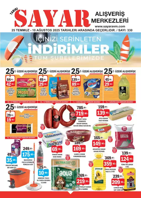 Sayar Avm kataloğu, Kayseri | Katalog | 2025-07-25T00:00:00.000Z - 2025-08-10T00:00:00.000Z