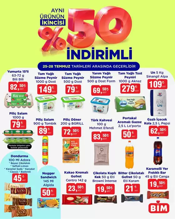 BİM kataloğu, Ağlasun | 25-28 Temmuz. | 2025-07-28T00:00:00.000Z - 2025-07-28T00:00:00.000Z