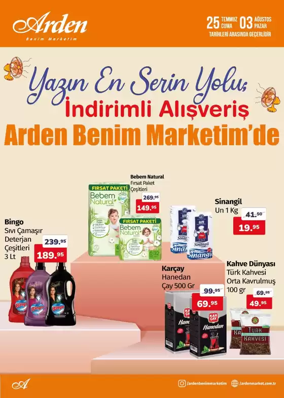 Arden Market kataloğu, Merkez (Kırıkkale) | Tüm fırsat avcıları için en iyi teklifler | 2025-07-25T00:00:00.000Z - 2025-08-03T00:00:00.000Z