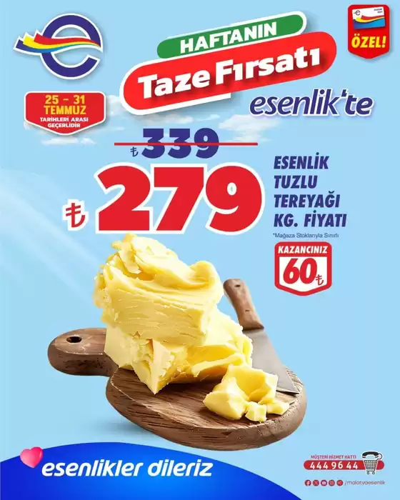 Esenlik kataloğu, Pamukova | Fırsat avcıları için harika teklifler | 2025-07-25T00:00:00.000Z - 2025-07-31T00:00:00.000Z