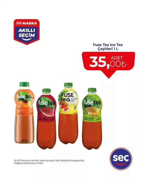 Seç Market kataloğu, Meriç | Fırsat avcıları için teklifler | 2025-07-24T00:00:00.000Z - 2025-07-30T00:00:00.000Z