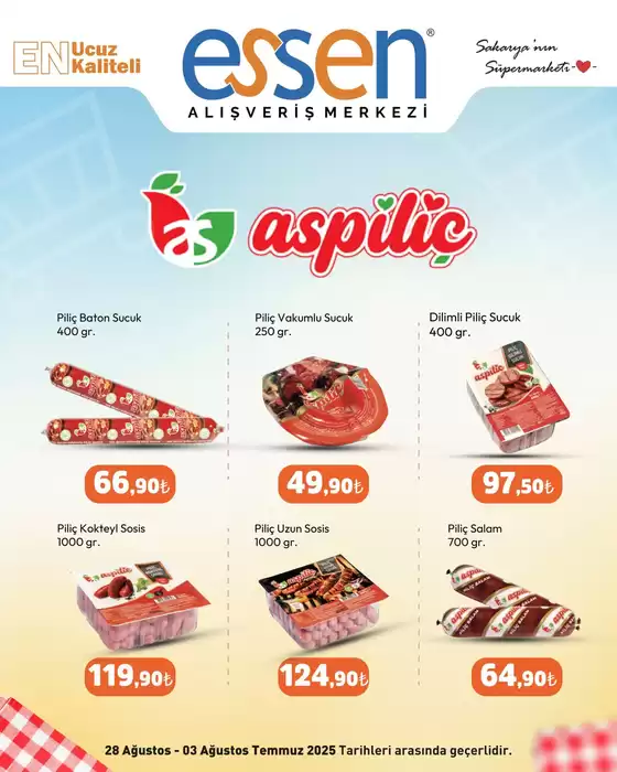 Essen AVM kataloğu, Küçükyenice | Seçili ürünlerde harika indirimler | 2025-07-30T00:00:00.000Z - 2025-08-13T00:00:00.000Z