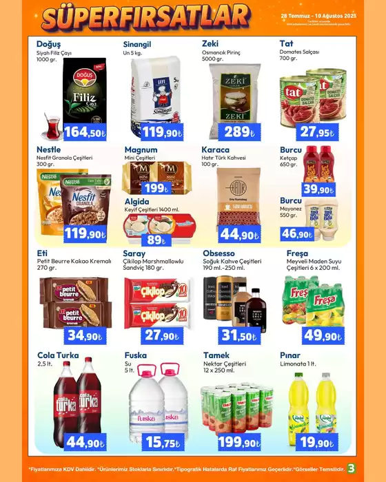 Seçili ürünlerde harika indirimler