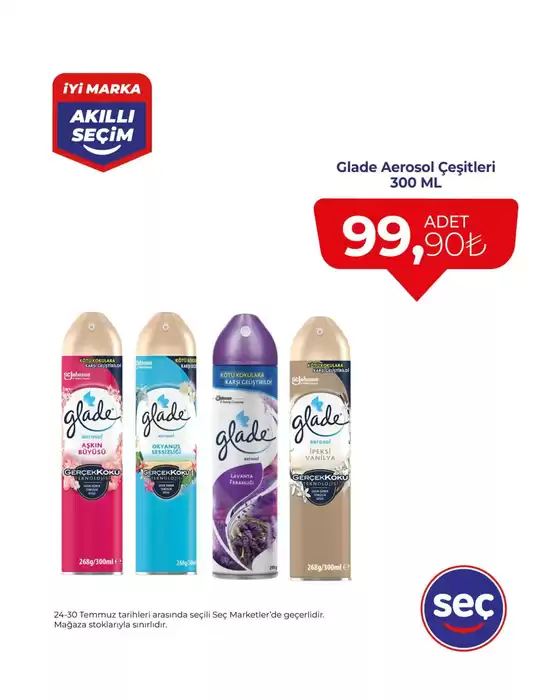 Seç Market kataloğu, Yayla | Tüm müşteriler için en iyi fırsatlar | 2025-07-24T00:00:00.000Z - 2025-07-30T00:00:00.000Z