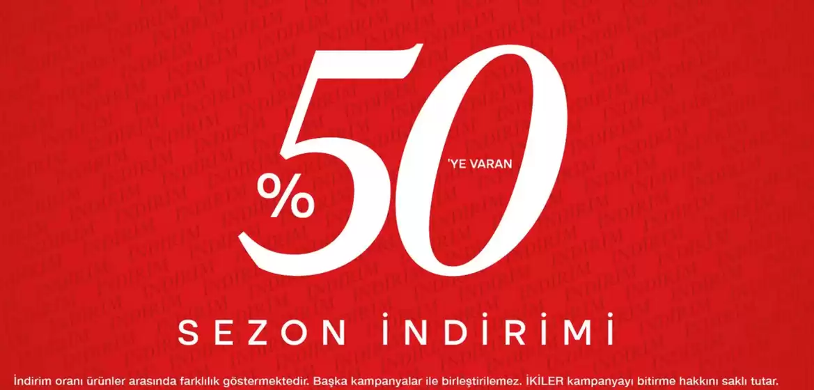 %50 Indirim