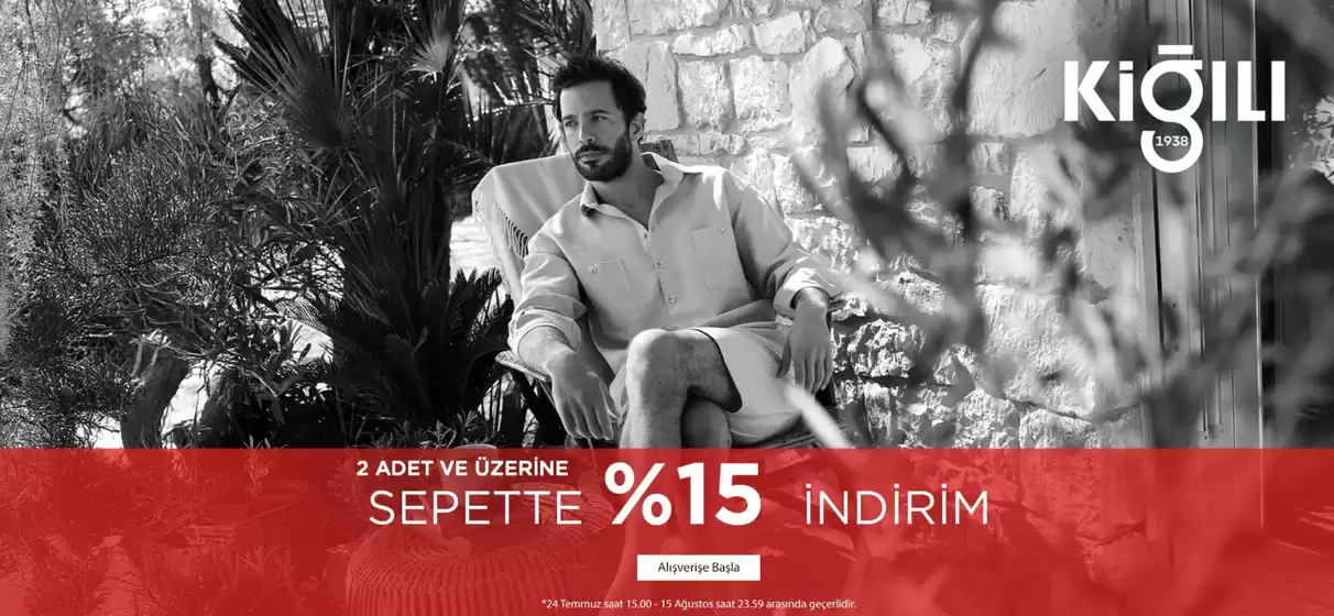 Sepete %15 Indirim