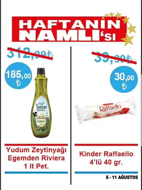 Namlı Hipermarketleri kataloğu | Seçili ürünlerde harika indirimler | 2025-08-05T00:00:00.000Z - 2025-08-11T00:00:00.000Z