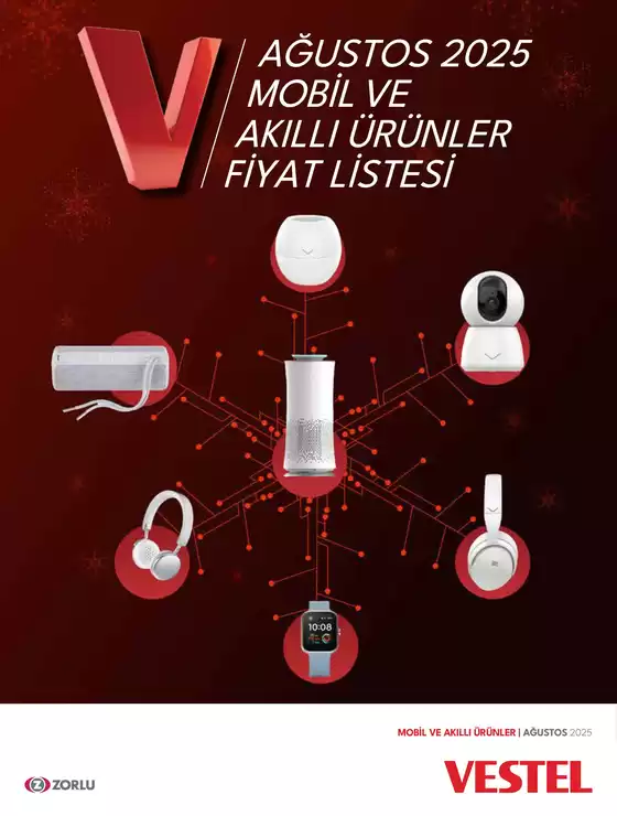Vestel kataloğu, Bartın | Mobil ve Akıllı Ürünler | 2025-08-01T00:00:00.000Z - 2025-08-31T00:00:00.000Z