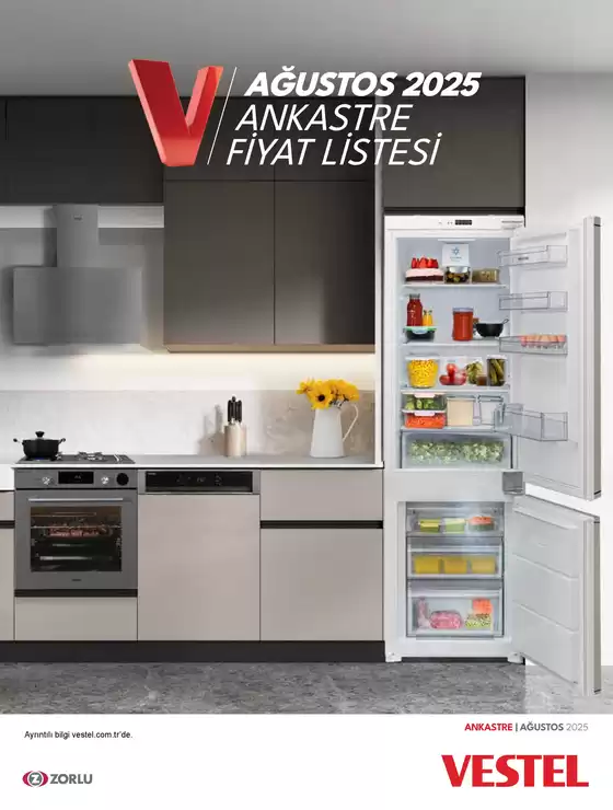 Vestel kataloğu, Bartın | Ankastre Ürünler | 2025-08-01T00:00:00.000Z - 2025-08-31T00:00:00.000Z