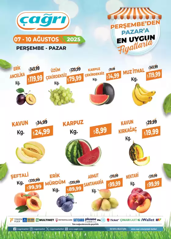 Çağrı Market kataloğu, Gökçebey | Çağrı Market katalog | 2025-08-07T00:00:00.000Z - 2025-08-10T00:00:00.000Z