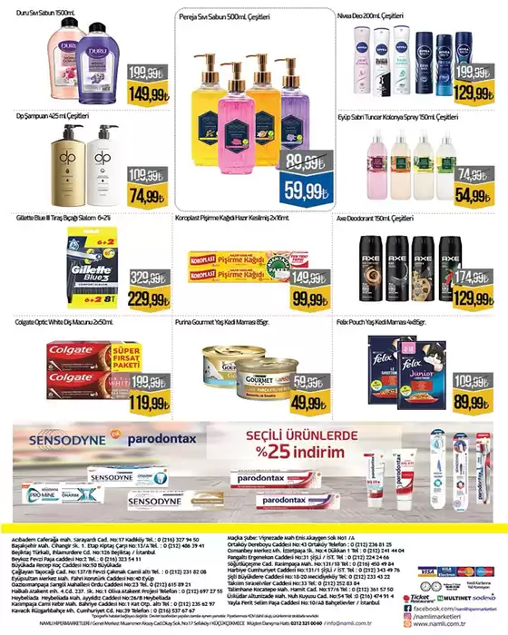 Namlı Hipermarketleri kataloğu, Beyoğlu | Keşfedilecek yeni teklifler | 2025-08-08T00:00:00.000Z - 2025-08-22T00:00:00.000Z