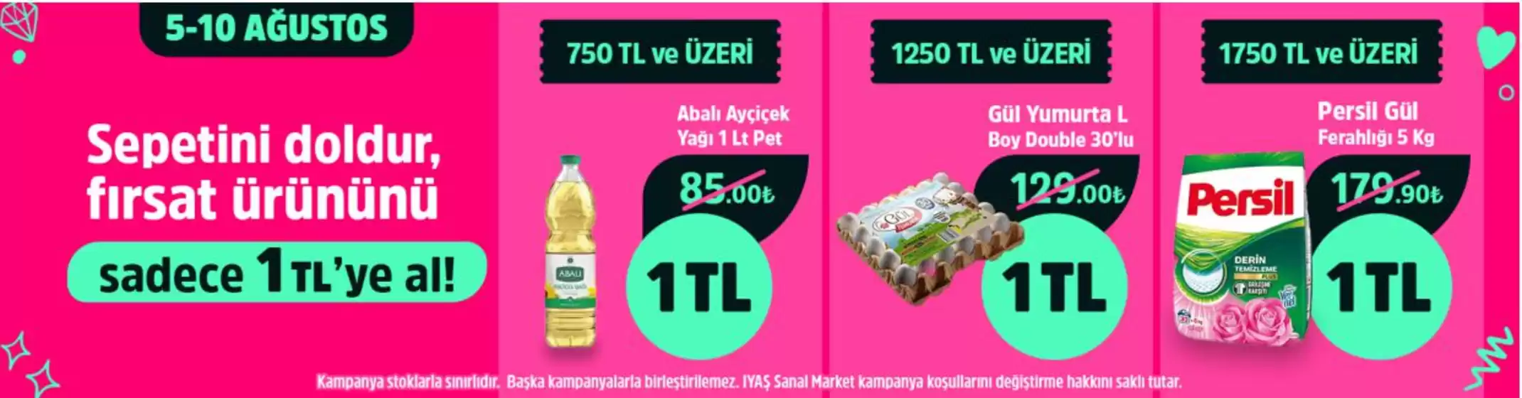 İyaş Hipermarket kataloğu, Beyoğlu | Tüm fırsat avcıları için en iyi teklifler | 2025-08-05T00:00:00.000Z - 2025-08-10T00:00:00.000Z