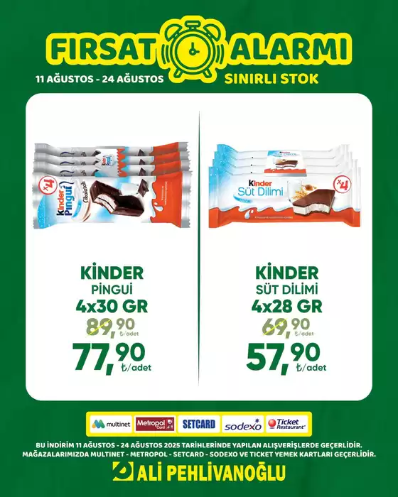 Özel fırsatlar